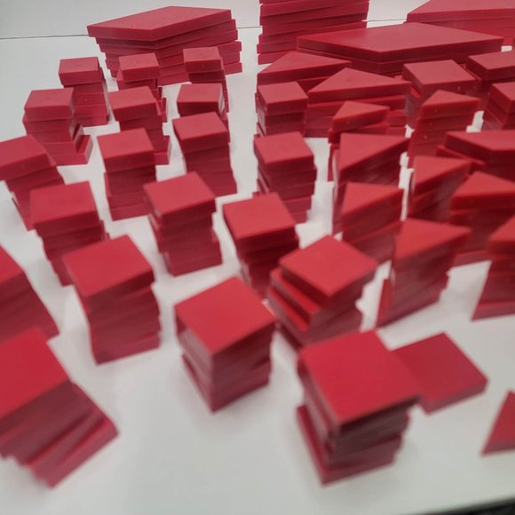 RED POWER BLOCKS - Math Manipulatives - Center for Innovation in Education W box - Picture 3 of 7